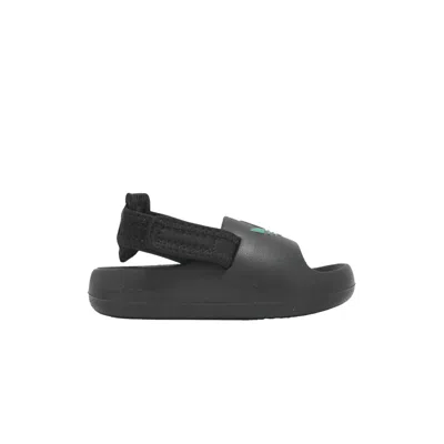 Pre-owned Adidas Originals Adidas Adifom Adilette Slide I 'black Scarlet Green' | Infant Size 7