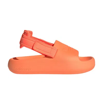 Pre-owned Adidas Originals Adidas Adifom Adilette Slide J 'solar Red' | Orange | Kid's Size 4