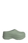 Adidas Originals Adidas Adifom Stan Smith Platform Mule In Green/silver Green/black