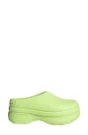 Adidas Originals Adifom Stan Smith Mule Slippers In Lemon/lucid Lemon/black