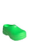 Adidas Originals Adifom Stan Smith Mule Slippers In Solar/white/solar Green