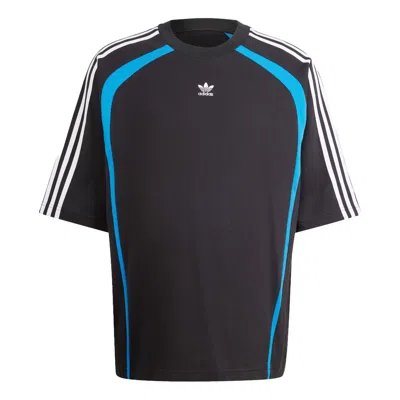 Adidas Originals Adidas Adilenium Oversized T-shirts 'black Blue'