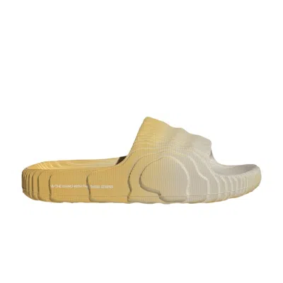 Pre-owned Adidas Originals Adidas Adilette 22 Slide 'alumina Oat' | Yellow | Men's Size 7