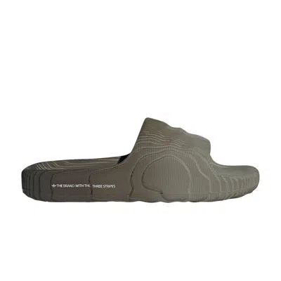 Pre-owned Adidas Originals Adidas Adilette 22 Slide 'silver Pebble' | Grey | Men's Size 6 In Gray