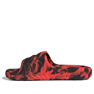 Adidas Originals Adidas Adilette 22 Slides 'bright Red Black' In Multi