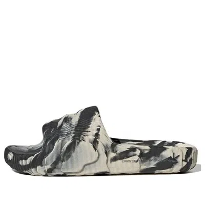 Adidas Originals Adidas Adilette 22 Slides 'carbon Aluminium'