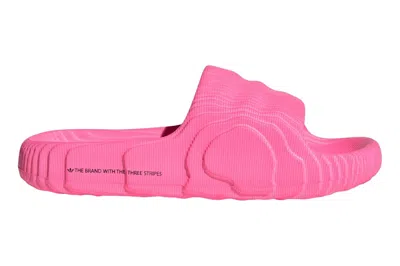 Pre-owned Adidas Originals Adidas Adilette 22 Slides Lucid Pink Core Black In Lucid Pink/core Black/lucid Pink
