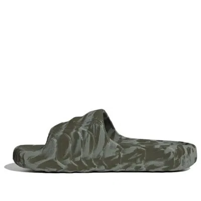 Adidas Originals Adidas Adilette 22 Slides 'olive Strata Silver Green'