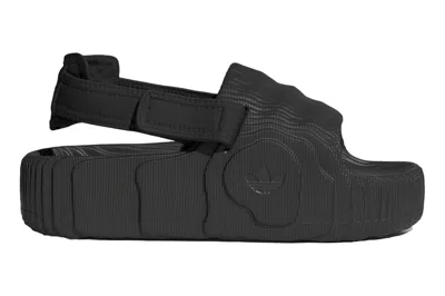 Pre-owned Adidas Originals Adidas Adilette 22 Xlg Slides Core Black In Core Black/core Black/core Black
