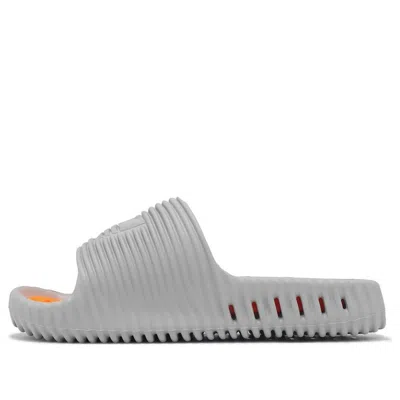 Adidas Originals Adidas Adilette 25 Slides 'grey Solar Orange'