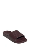 Adidas Originals Adidas Adilette Aqua Slide Sandal In Aurora Ruby/ruby/ruby
