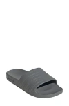 Adidas Originals Adidas Adilette Aqua Slide Sandal In Grey/grey/grey