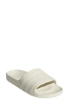 Adidas Originals Adidas Adilette Aqua Slide Sandal In Off White/white/white