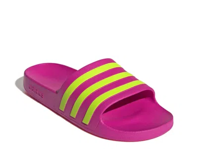 Adidas Originals Adidas Adilette Aqua Slide Sandal In Pink