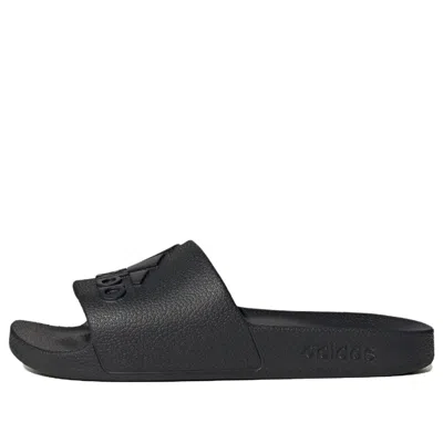 ADIDAS ORIGINALS ADIDAS ADILETTE AQUA SLIDES 'CORE BLACK'