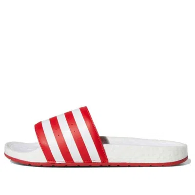 Adidas Originals Adidas Adilette Boost Slides 'scarlet' In Multi