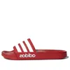 Adidas Originals Adidas Adilette Cloudfoam Slides 'scarlet' In Red
