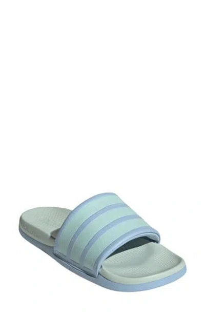 Adidas Originals Adidas Adilette Comfort 2.0 Slide Sandal In Blue