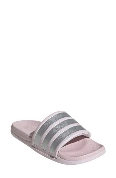 Adidas Originals Adidas Adilette Comfort 2.0 Slide Sandal In Gray