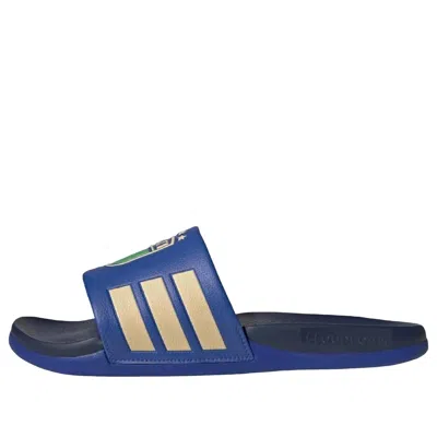Adidas Originals Adidas Adilette Comfort 2.0 Slides 'italy' In Blue