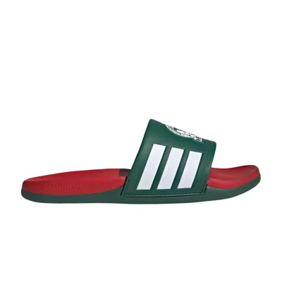 Pre-owned Adidas Originals Adidas Adilette Comfort 2.0 Slides 'mexico' | Green | Men's Size 12