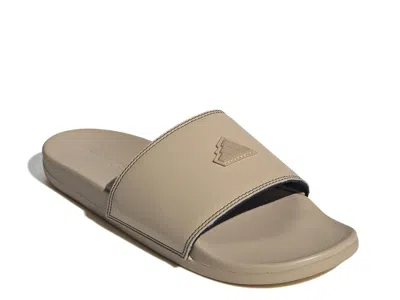 Adidas Originals Adidas Adilette Comfort Exotic Speed Slide Sandal In Brown