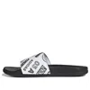 Adidas Originals Adidas Adilette Comfort Slide 'all Over Logos - White'