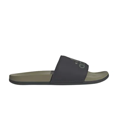 Pre-owned Adidas Originals Adidas Adilette Comfort Slide 'orbit Green Carbon' | Men's Size 12