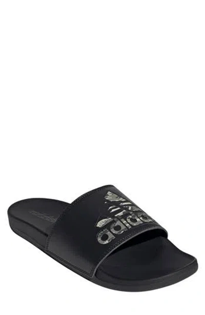Adidas Originals Adidas Adilette Comfort Slide Sandal In Black