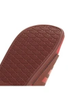 Adidas Originals Adidas Adilette Comfort Slide Sandal In Preloved Ruby/pure Ruby