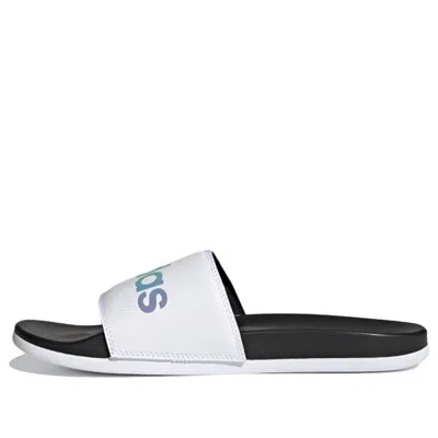 Adidas Originals Mens Adidas Adilette Comfort Slide In Black/white/multi