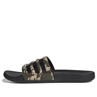 Adidas Originals Adidas Adilette Comfort Slides 'wild Pine Camo' In Multi