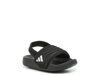 Adidas Originals Adidas Adilette Estrap 2.0 Sandal Kids' In Black/white