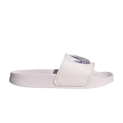 Pre-owned Adidas Originals Adidas Adilette Lite Slide J 'almost Pink Floating Trefoils' | Kid's Size 5.5