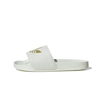 Adidas Originals Adidas Adilette Lite Slides Asia Sizing 'white' In Green