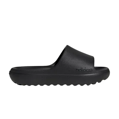 Pre-owned Adidas Originals Adidas Adilette Lumia Slide J 'triple Black' | Kid's Size 7