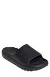 Adidas Originals Adidas Adilette Lumia Slide Sandal In Black/black/black