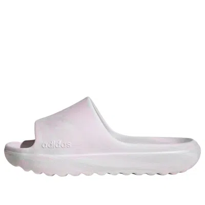 Adidas Originals Adidas Adilette Lumia Slides 'distilled Pink Dash Grey' In White