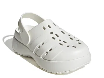 Adidas Originals Adidas Adilette Platform Clog In White