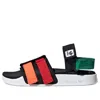 Adidas Originals Adidas Adilette Sandal 4.0 'black Scarlet True Orange'