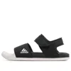 Adidas Originals Adidas Adilette Sandal 'black Core White' In Multi