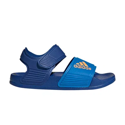 Pre-owned Adidas Originals Adidas Adilette Sandal J 'royal Blue' | Kid's Size 10