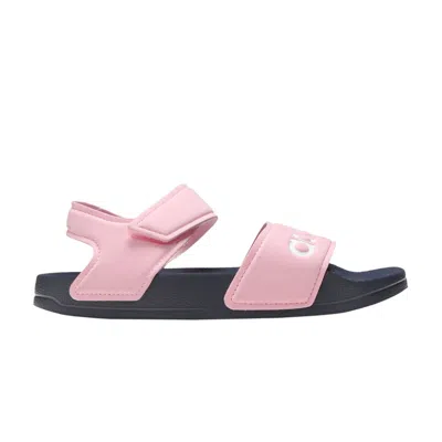 Pre-owned Adidas Originals Adidas Adilette Sandal K 'true Pink' | Kid's Size 12
