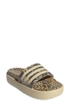 Adidas Originals Adidas Adilette Sandal In Sand/sand/crystal Sand