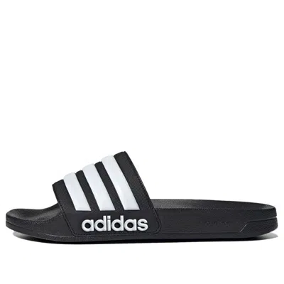 ADIDAS ORIGINALS ADIDAS ADILETTE SHOWER SLIDE 'BLACK WHITE'