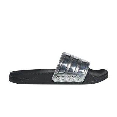 Pre-owned Adidas Originals Adidas Adilette Shower Slide 'silver Metallic' | Men's Size 4