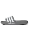 Adidas Originals Adidas Adilette Shower Slides Cozy Wear-resistant Unisex Grey Slippers 'grey White'