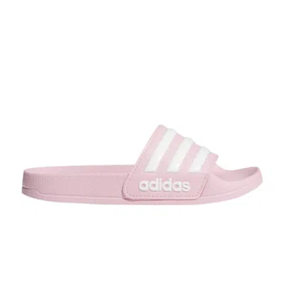 Pre-owned Adidas Originals Adidas Adilette Shower Slides J 'true Pink' | Kid's Size 5