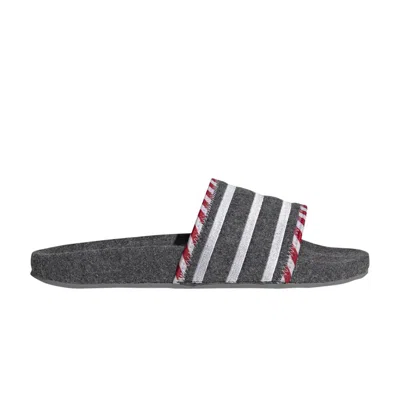 Pre-owned Adidas Originals Adidas Adilette Slide 'grey' | Men's Size 12.5