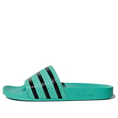 Adidas Originals Adidas Adilette Slide 'hi-res Green' In Multi